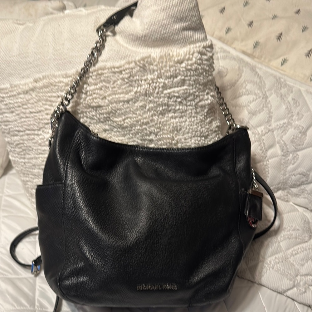 Michael Kors Black Slouchy Shoulder Bag
